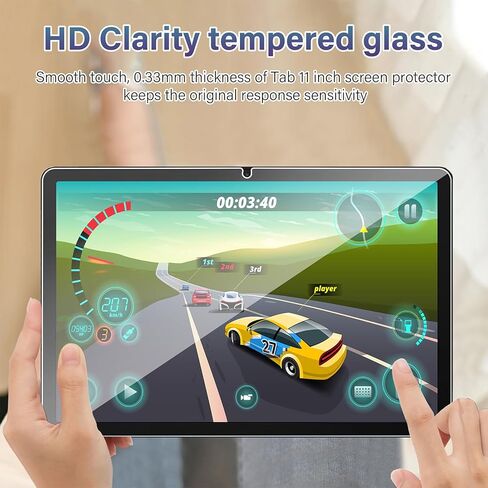 واقي شاشة Soke لجهاز Samsung Galaxy Tab A9 Plus مقاس 11 بوصة موديل 2023 (SM-X210/X216/X218)، طبقة من الزجاج المقسى مضادة للخدش S Pen متوافق مع Galaxy Tab A9+ 11 بوصة [عبوة من قطعتين] in Kuwait