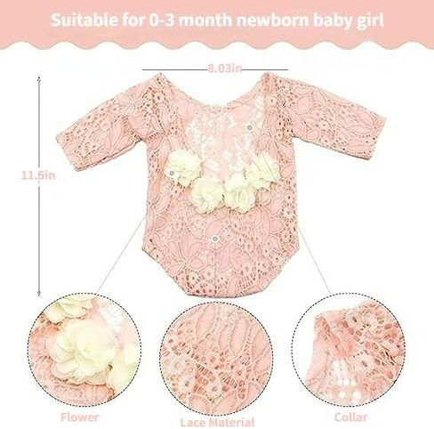 الوليد الرضع الفتيات التصوير الدعائم الطفل الدانتيل السروال القصير وتتسابق مع القوس غطاء الرأس الوليد الطفل تبادل لاطلاق النار صور الفتيات صور الدعائم in Kuwait