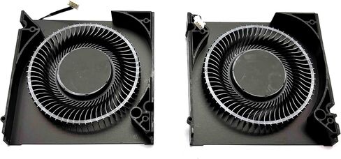 استبدال مروحة تبريد وحدة المعالجة المركزية + وحدة معالجة الرسومات الأصلية الجديدة لـ DELL Precision 7680 7670 (M7680 M7670)، P/N: 0MFWHG، DC28000Y4SL MG75090V1-C310-S9A (لـ RTX A3000 A4500 A5500 3080Ti) in Kuwait