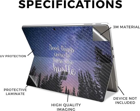 Tablet Skin Compatible with Microsoft Surface Pro 11 (2024) - Dueling Dragons - Premium 3M Vinyl Protective Wrap Decal Cover - Easy to Apply | Crafted in The USA by MightySkins in Saudi Arabia
