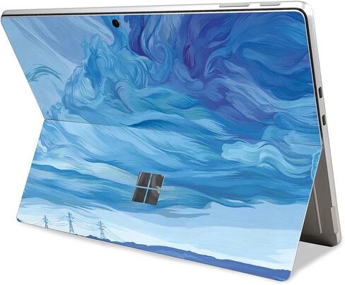 Tablet Skin Compatible with Microsoft Surface Pro 11 (2024) - Dueling Dragons - Premium 3M Vinyl Protective Wrap Decal Cover - Easy to Apply | Crafted in The USA by MightySkins in Saudi Arabia