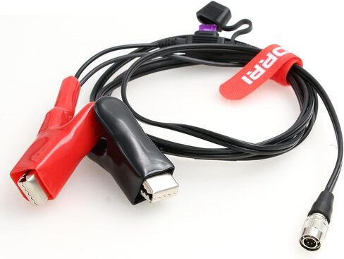 كابل طاقة DRRI 12V 6-Pin Hirose مع مشابك التمساح لأدوات Trimble S3، S5، S6، S7، S8، S9، VX، SPS930، SPS730 وRTS in Saudi Arabia