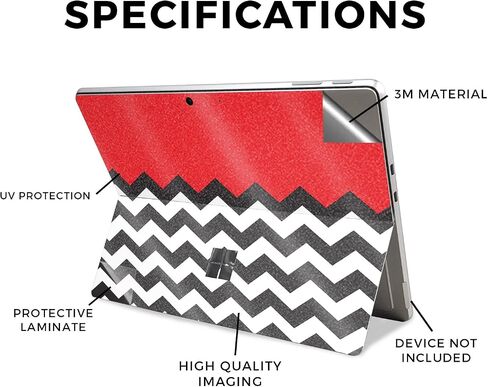 غلاف الكمبيوتر اللوحي اللامع اللامع المتوافق مع Microsoft Surface Pro 11 (2024) - خطوط مائلة - غطاء لاصق واقٍ ملتف من الفينيل الفاخر 3M - سهل الاستخدام | صُنع في الولايات المتحدة الأمريكية بواسطة MightySkins in Saudi Arabia