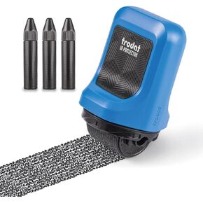 Trodat ID Protector+ Ink Roller – Identity Theft Protection Roller Stamp with Integrated Box Cutter & Letter Opener in Kuwait