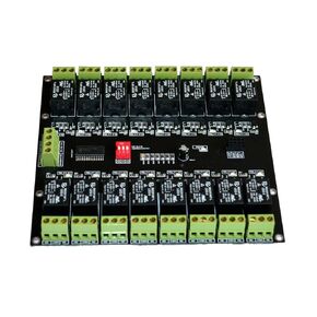 16 Channel I2C Interface Electromagnetic Relay Module for Arduino Raspberry 3.3V 5.0V Maximum Current per Relay – 10A Peak On Board LED Indicator with PCF8575 chip