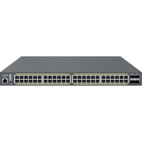 EnGenius - ECS1552P - EnGenius Cloud Managed 48-Port Gigabit PoE+ Switch with 4 SFP+ Ports - 48 Ports - Manageable - 3 Layer Supported - Modular - 410 W PoE Budget - Optical Fiber, Twisted Pair - PoE