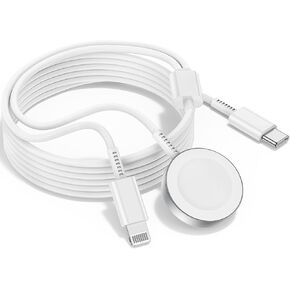 for Apple Watch Charger Cable, Upgraded 2 in 1 iWatch Charger USB C for iPhone＆ Watch, iWatch Magnetic Fast Charging Cord 6ft for Apple Watch Series Ultra 9 8 7 6 5 4 3 SE ＆ iPhone 14 13 12