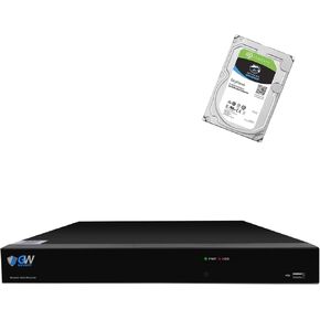 8 Channel 4K 8MP NVR Video Recorder Alone with Pre-installed 2TB Hard Drive