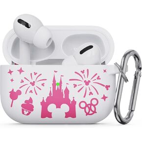 Engraved Case for AirPods Pro Case 2nd 1st Generation Case Cover/AirPod Pro Case Cover, Cute Soft Silicone Skin Full Protective Cover for Apple Airpod Case White + Black