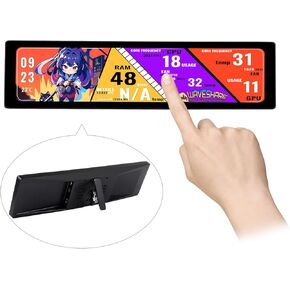 Waveshare 11.9inch IPS Display, Compatible with Raspberry Pi 5/4B/3B+/3A+/2B/B+/A+/Zero/Zero W/WH/Zero 2W CM3+/4, 5-Point Touch, No Driver Required, with Touch Function