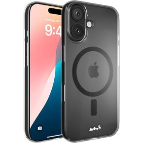 Mous for iPhone 16 Pro Max Case Clear MagSafe Compatible - Super Thin 2.0 - Transparent Slim Magnetic Phone Cover