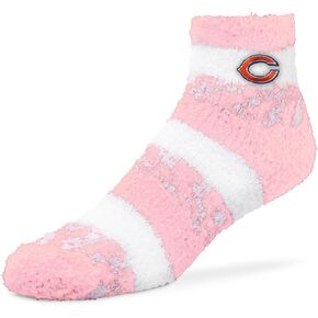 For Bare Feet NFL Cozy Soft Slipper Socks - Home Socks for Ultimate Comfort - Gameday Apparel - Luxuriously Plush and Cozy - Unisex (Cincinnati Bengals - Black, Adult One Size)