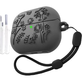 Case for Galaxy Buds 3 Pro/Galaxy Buds 3 Earphone Cover Compatible with Samsung Galaxy Buds 3 (2024),Soft Silicone Case Cover for Galaxy Buds Shockproof Antilost Case with Cleaning Tool