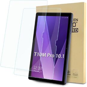 2-Pack Screen Protector Compatible with VORTEX T10M Pro 10.1", Tempered Glass Clear Film, Anti-Scratch, 9H Hardness, Easy Installation