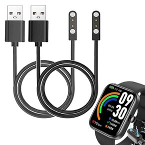smart watch Cables Compatible with TOZO S3 1.83" smart watch, 2-Pack