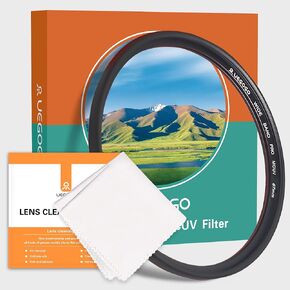 67MM MCUV Lens Protection Filter 18 Multi-Coated Camera Lens UV Filter Ultra Slim with Cleaning Cloth (67MM)