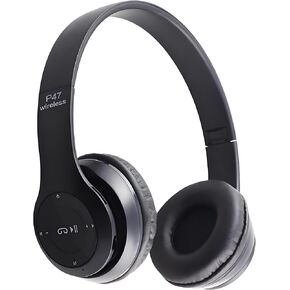 Hybrid Noise Cancelling Headphones, Wireless Bluetooth, Mic, Deep Bass, Soft Earpads, Fast Charging, Transparent Modes