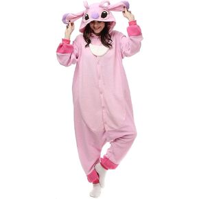 Wishliker Unisex Adult Fish Onesie Costume Halloween Cosplay Animal Pajamas One Piece L