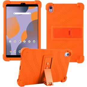 Case for Walmart Onn 8 inch Tablet 2024 Model (100135923), Kids Friendly Soft Silicone Adjustable Stand Cover for Onn 8 inch Gen 4 2024 Tablet Case (Black)
