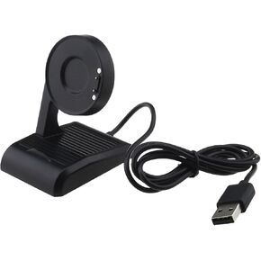 Create idea USB Charging Cable Compatible with Ticwatch Pro5 Prox Pro3 Pro 3 LTE Replacement Charger Dock Adapter Smartwatch Accessories 1M Length Black
