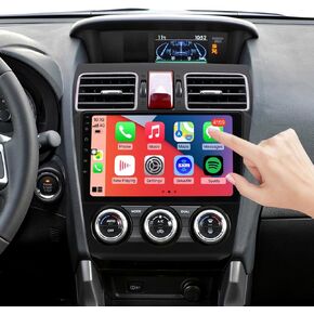 QLED Screen 8-Core CPU Radio Upgrade for Subaru Crosstrek 2015 2016 2017, CarPlay Android Auto Ready,Steering Wheel Control