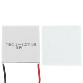 MECCANIXITY TEC1-12715 Semiconductor Refrigeration Tablets 15.8V 15A 130W Heatsink Thermoelectric Cooler Cooling Plate Module 40x40mm