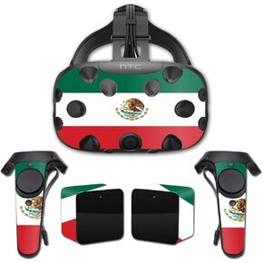 MightySkins Skin Compatible with HTC Vive Full Coverage - Mexican Flag | Protective, Durable, and Unique Vinyl Decal wrap Cover | Easy to Apply, Remove, and Change Styles | Made in The USA