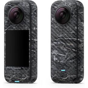 Skin Compatible with Insta360 X3 (2022) - Two-Tone Hex - Premium 3M Vinyl Protective Wrap Decal Cover - Easy to Apply | Crafted in The USA by MightySkins