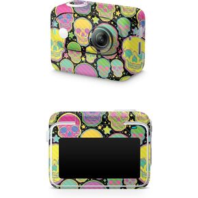 Skin Compatible with Insta360 GO 3 (2023) - Candy Skulls - Premium 3M Vinyl Protective Wrap Decal Cover - Easy to Apply | Crafted in The USA by MightySkins