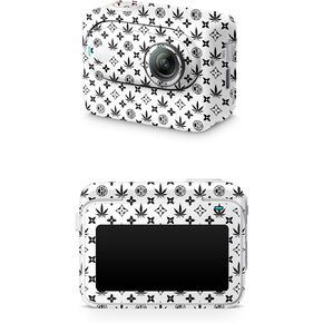 Skin Compatible with Insta360 GO 3 (2023) - CBD Black - Premium 3M Vinyl Protective Wrap Decal Cover - Easy to Apply | Crafted in The USA by MightySkins