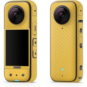 Glossy Glitter Skin Compatible with Insta360 X3 (2022) - Teal Leopard - Premium 3M Vinyl Protective Wrap Decal Cover - Easy to Apply | Crafted in The USA by MightySkins