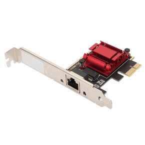 2.5G PCIE Network Card, Gigabit Ethernet Adapter with RJ45 Port, Stable Connection and High Speed, for Windows for Linux