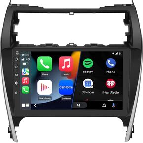 Android 13 [2GB+32GB] Car Radio Compatible for Toyota Camry 2012 2013 2014, 10 Inch Touch Screen with GPS/FM/WiFi/USB, Support SWC, Wireless CarPlay Android Auto