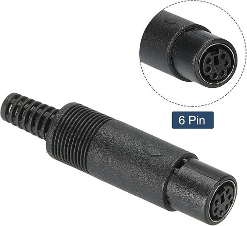 PATIKIL S-Video DIN Mini Female Socket 4 Pin Signal Transmission for TV, DVD Player Pack of 5 in Saudi Arabia
