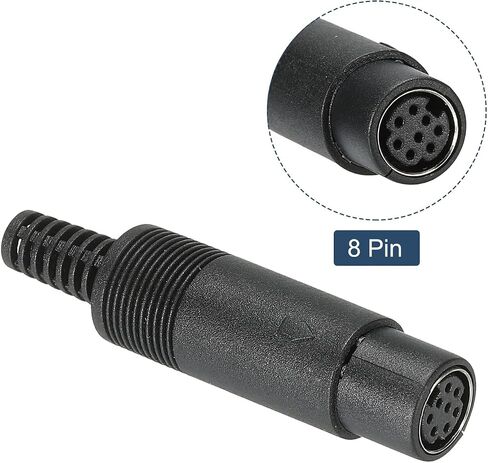 PATIKIL S-Video DIN Mini Female Socket 4 Pin Signal Transmission for TV, DVD Player Pack of 5 in Saudi Arabia
