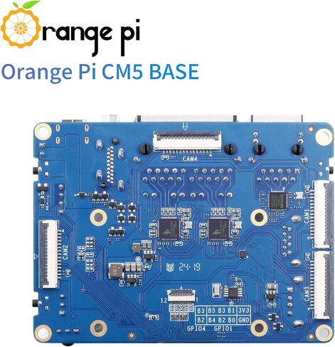 Orange Pi CM5 Base Board Rich Interface, Two 2.5G High-Speed LAN Ports, One Gigabit LAN Port and Four Camera Ports for Orange Pi CM5 in Saudi Arabia