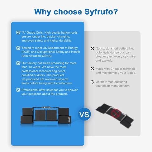 A2141 A2113 استبدال بطارية الكمبيوتر المحمول متوافق مع MacBook Pro 16 بوصة A2141 2020 2019 year، EMC 3347، BTO/CTO MVVL2LL/A MVVM2LL/A MVVJ2LL/A MVVK2LL/A 11.36 فولت 99.8 وات 8790 مللي أمبير في الساعة in Kuwait