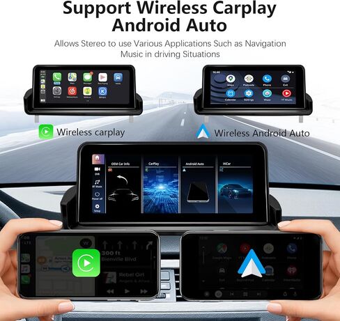 10.25 Inch Android Auto Radio for BMW 3 5 Series E90 E91 E92 E93 CCC Carplay Car Stereo Touch Screen Multimedia Audio Head Unit Idrive Stereo Rceiver Linux System Dsp 2005-2012 in Saudi Arabia