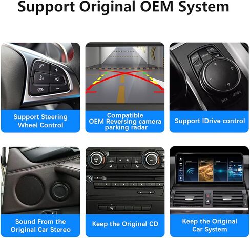 10.25 Inch Android Auto Radio for BMW 3 5 Series E90 E91 E92 E93 CCC Carplay Car Stereo Touch Screen Multimedia Audio Head Unit Idrive Stereo Rceiver Linux System Dsp 2005-2012 in Saudi Arabia