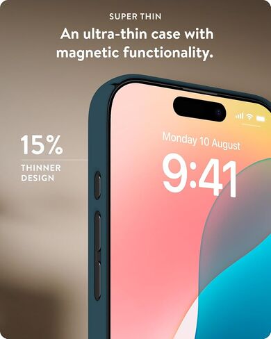 Mous for iPhone 16 Pro Max Case Clear MagSafe Compatible - Super Thin 2.0 - Transparent Slim Magnetic Phone Cover in Kuwait