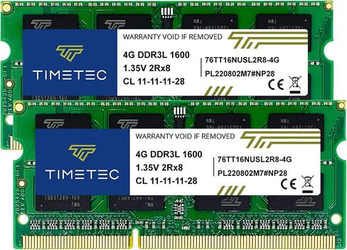 Timetec Hynix IC 8GB DDR3L SODIMM for Intel NUC KIT/Mini PC/HTPC/NUC Board 1600MHz PC3L-12800 Non ECC Unbuffered 1.35V CL11 2Rx8 Dual Rank 204 Memory Ram Module Upgrade(8GB) in Saudi Arabia