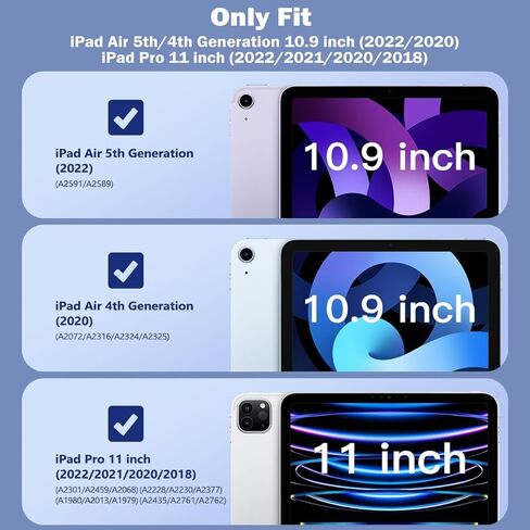 TiMOVO 1 Pack Privacy Screen Protector for iPad Pro 11 (4th/3th/2th/1st, 2022/2021/2020/2018)/ iPad Air 5 / Air 4 10.9 (5th/4th, 2022/2020), Anti-Spy Tempered Glass, 9H Hardness, Bubble Free in Saudi Arabia