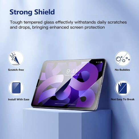 TiMOVO 1 Pack Privacy Screen Protector for iPad Pro 11 (4th/3th/2th/1st, 2022/2021/2020/2018)/ iPad Air 5 / Air 4 10.9 (5th/4th, 2022/2020), Anti-Spy Tempered Glass, 9H Hardness, Bubble Free in Saudi Arabia