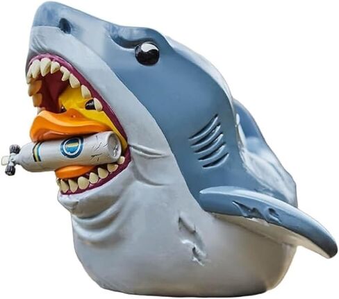TUBBZ Giant Bruce (زجاجة غاز) شخصية بطة مطاطية من الفينيل قابلة للتجميع - بضائع Jaws الرسمية - التلفزيون والأفلام وألعاب الفيديو in Saudi Arabia