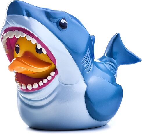 TUBBZ Giant Bruce (زجاجة غاز) شخصية بطة مطاطية من الفينيل قابلة للتجميع - بضائع Jaws الرسمية - التلفزيون والأفلام وألعاب الفيديو in Saudi Arabia