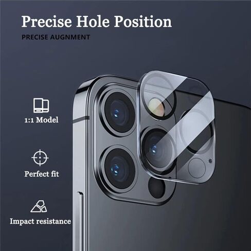 عبوتان من واقي الشاشة + واقي عدسة الكاميرا، متوافق مع iPhone 14 Plus 2022 Display 2022 مع عبوتين من واقي عدسة الكاميرا، حماية المستشعر، متوافق مع الجزيرة الديناميكية، صديق للحافظة in Saudi Arabia