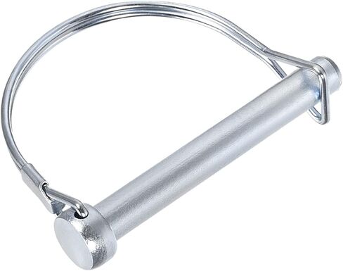 Safety Coupler Pin (5/16"x3.54"/8x90mm), Shaft Locking Pin W Round Arch Wire Retainer - for House Construction, Tractors, Trailers, Trucks in Saudi Arabia