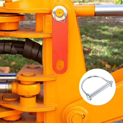 Safety Coupler Pin (5/16"x3.54"/8x90mm), Shaft Locking Pin W Round Arch Wire Retainer - for House Construction, Tractors, Trailers, Trucks in Saudi Arabia
