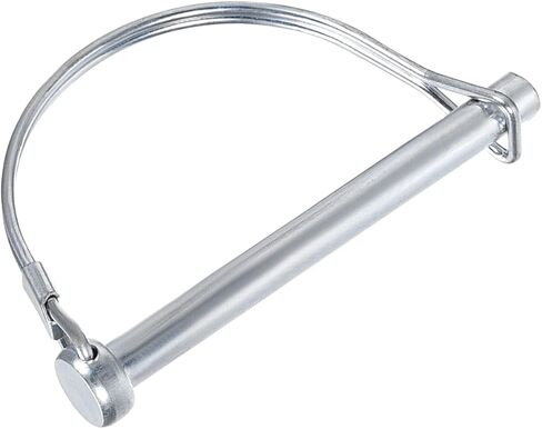 Safety Coupler Pin (5/16"x3.54"/8x90mm), Shaft Locking Pin W Round Arch Wire Retainer - for House Construction, Tractors, Trailers, Trucks in Saudi Arabia