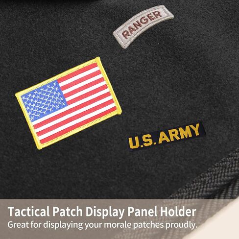 Uikro Tactical Patch Board, 18" x 24" Double-Sided Foldable Patches Panel Holder for Combat Morale Hook and Loop Emblems in Kuwait